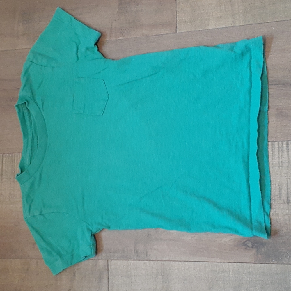 Crewcuts Boy Turquoise Tee w/Front Pocket Size 4-5